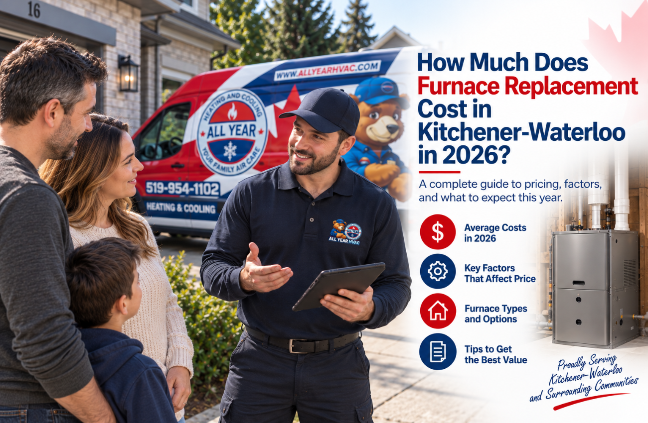 Furnace replacement cost in Kitchener-Waterloo in 2026